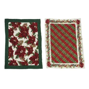 13" X 18" Traditional Placemat, 2 Designs Assorted