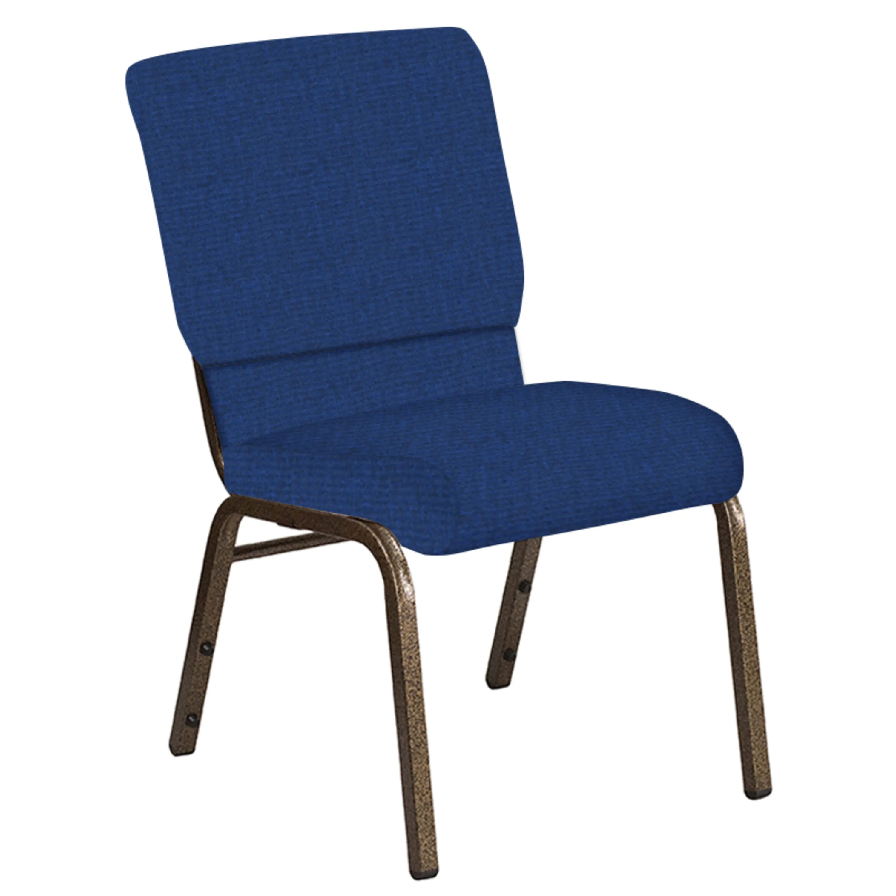 18.5''W Church Chair in Interweave Fabric - Gold Vein Frame