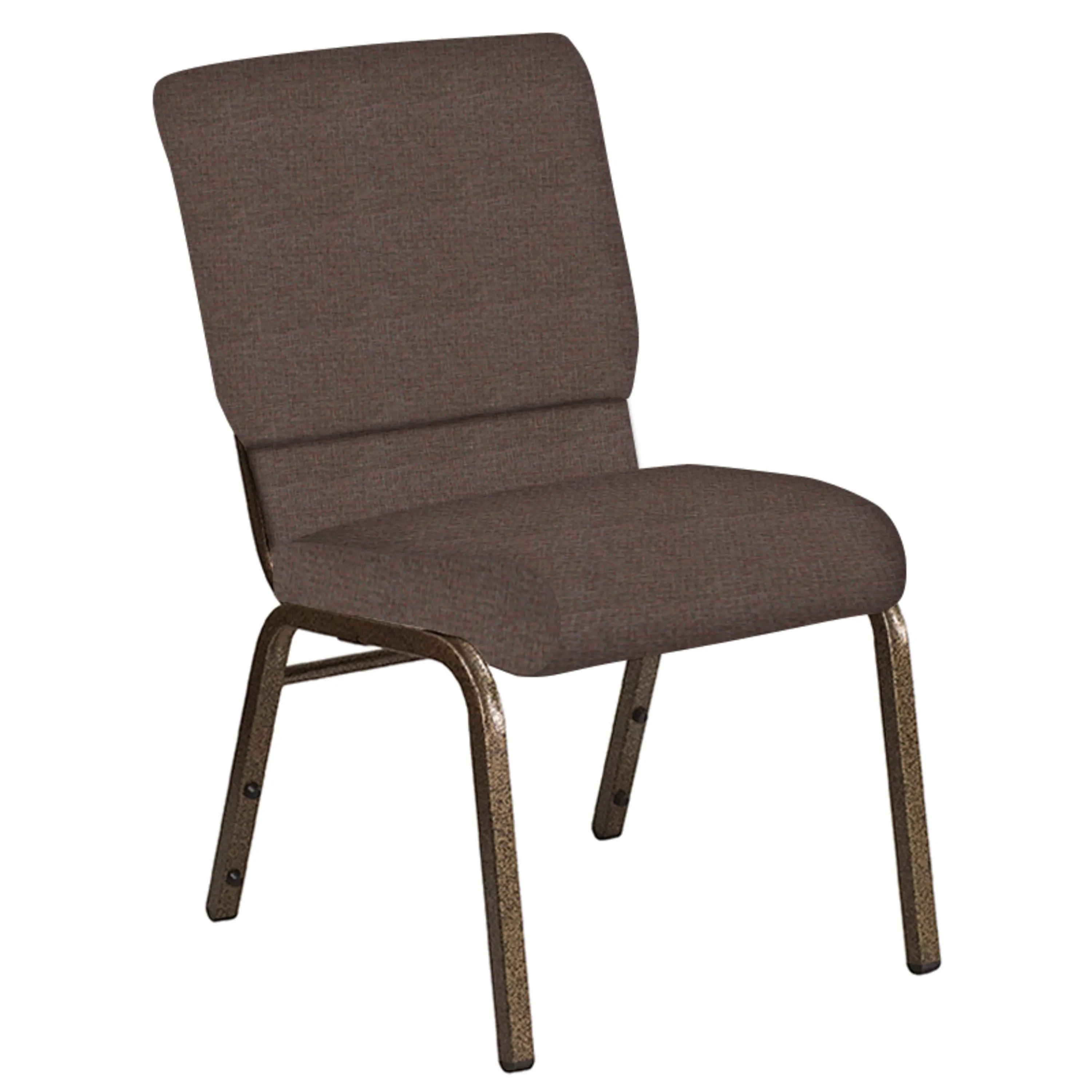 18.5''W Church Chair in Interweave Fabric - Gold Vein Frame