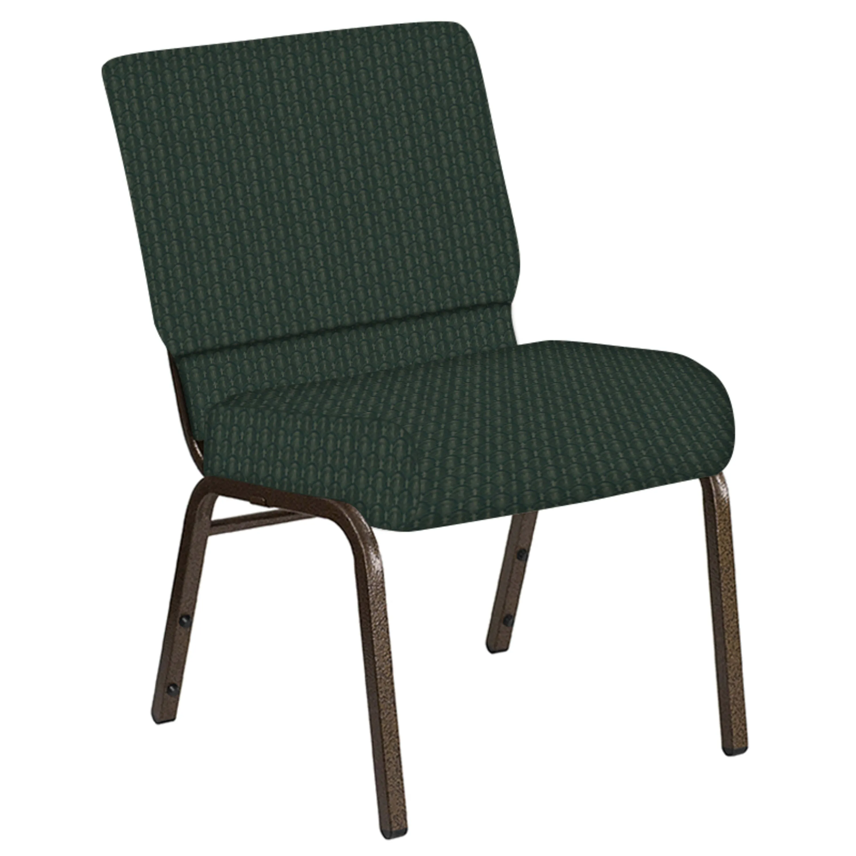 21''W Church Chair in Grace Fabric - Gold Vein Frame