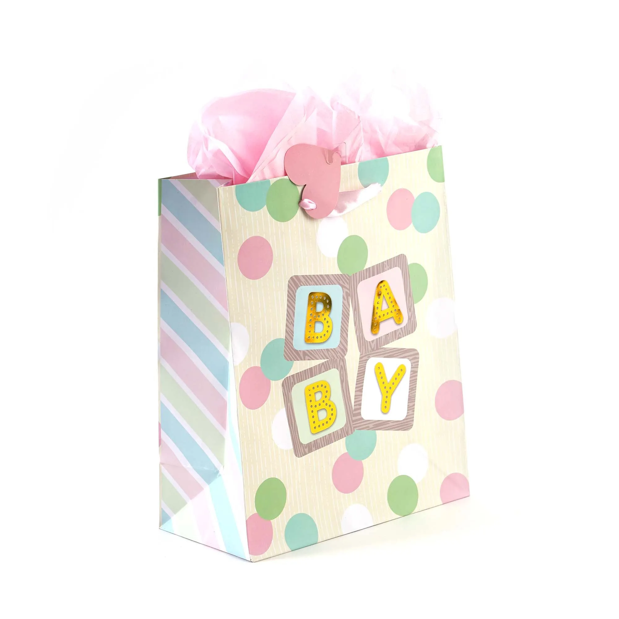 2Pk Extra Large Babies Are So Special Hot Stamp/Glitter Bag, 4 Designs