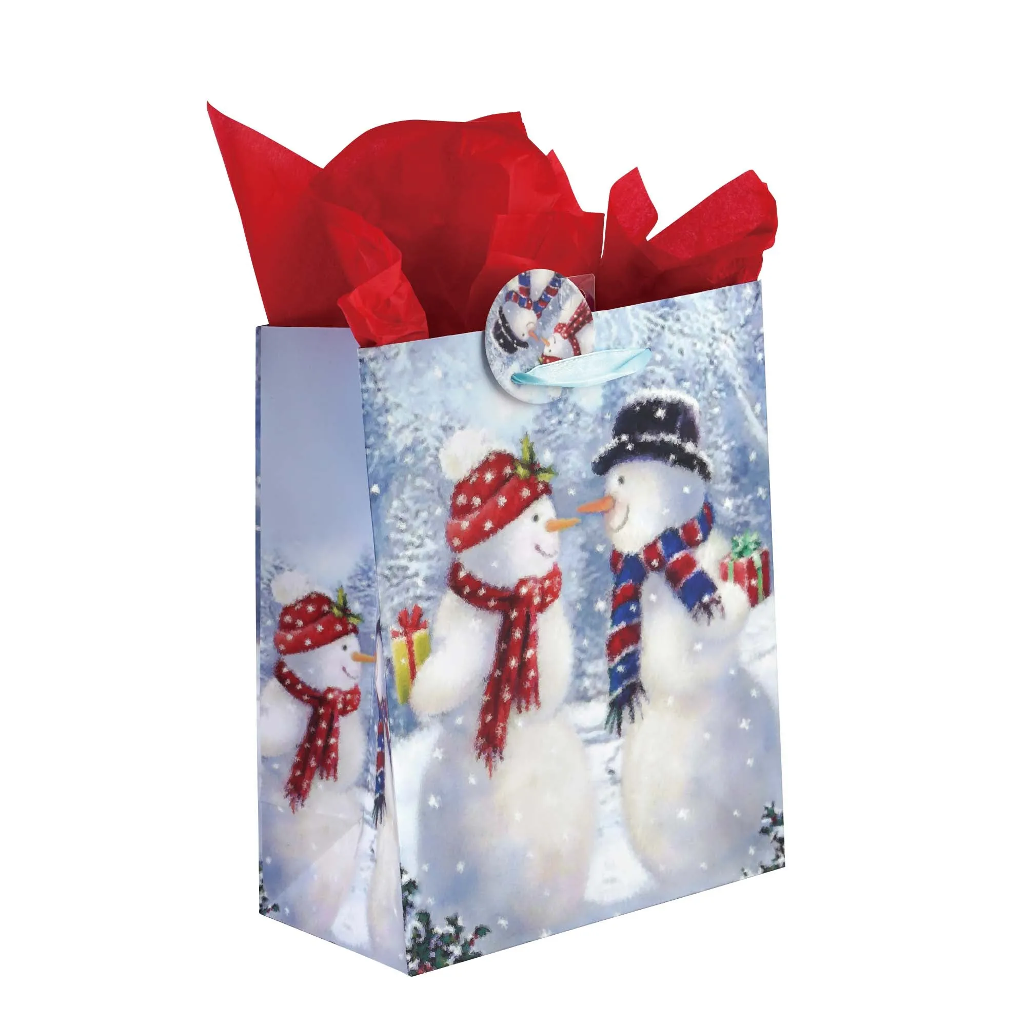 3Pk Large Christmas For You Printed Bag, 4 Designs