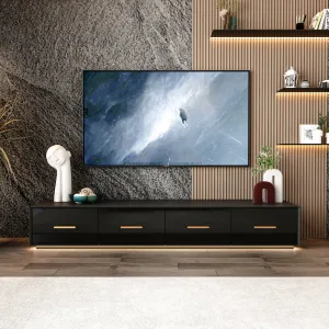 70.9'' Media Console TV Stand with LED Light