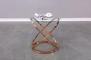 Accent Table - Rose Gold