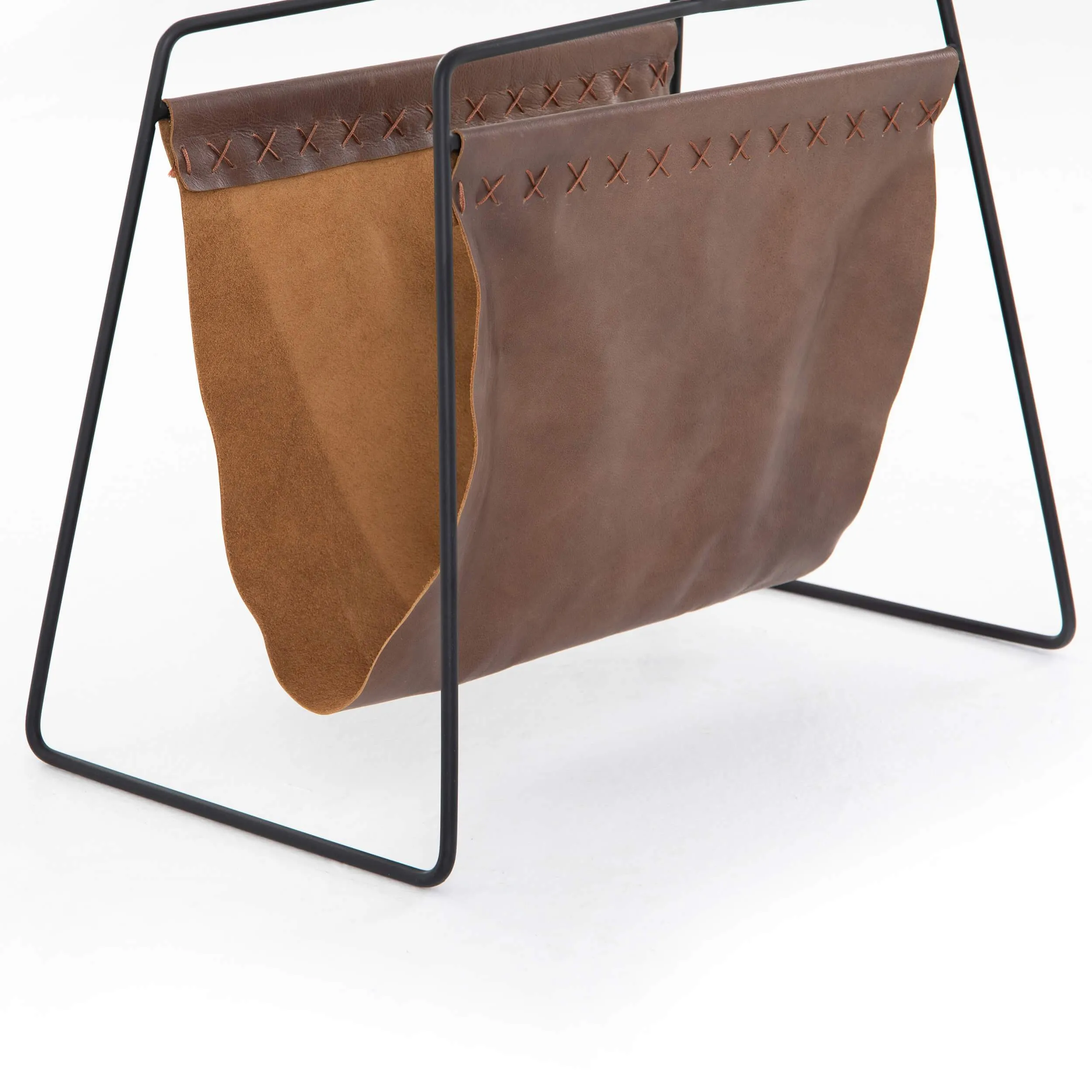 Aesop Magazine Rack, Patina Brown