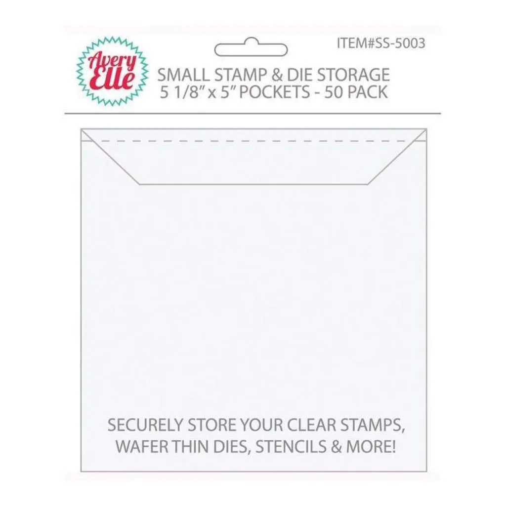 Avery Elle - Stamp & Die Storage Pockets - Small (50 Pk)