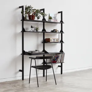 Branch Desk with 2 Shelves