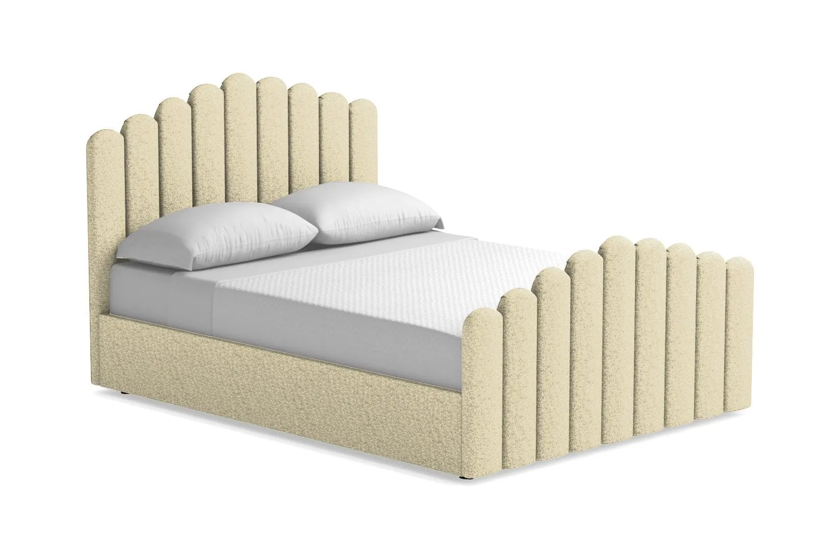 Coco Upholstered Bed :: Size: California King