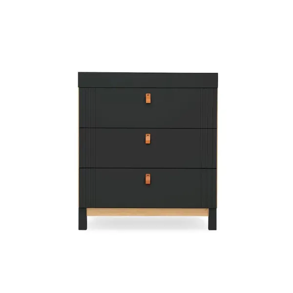 CuddleCo Rafi Dresser & Changer - Oak & Black