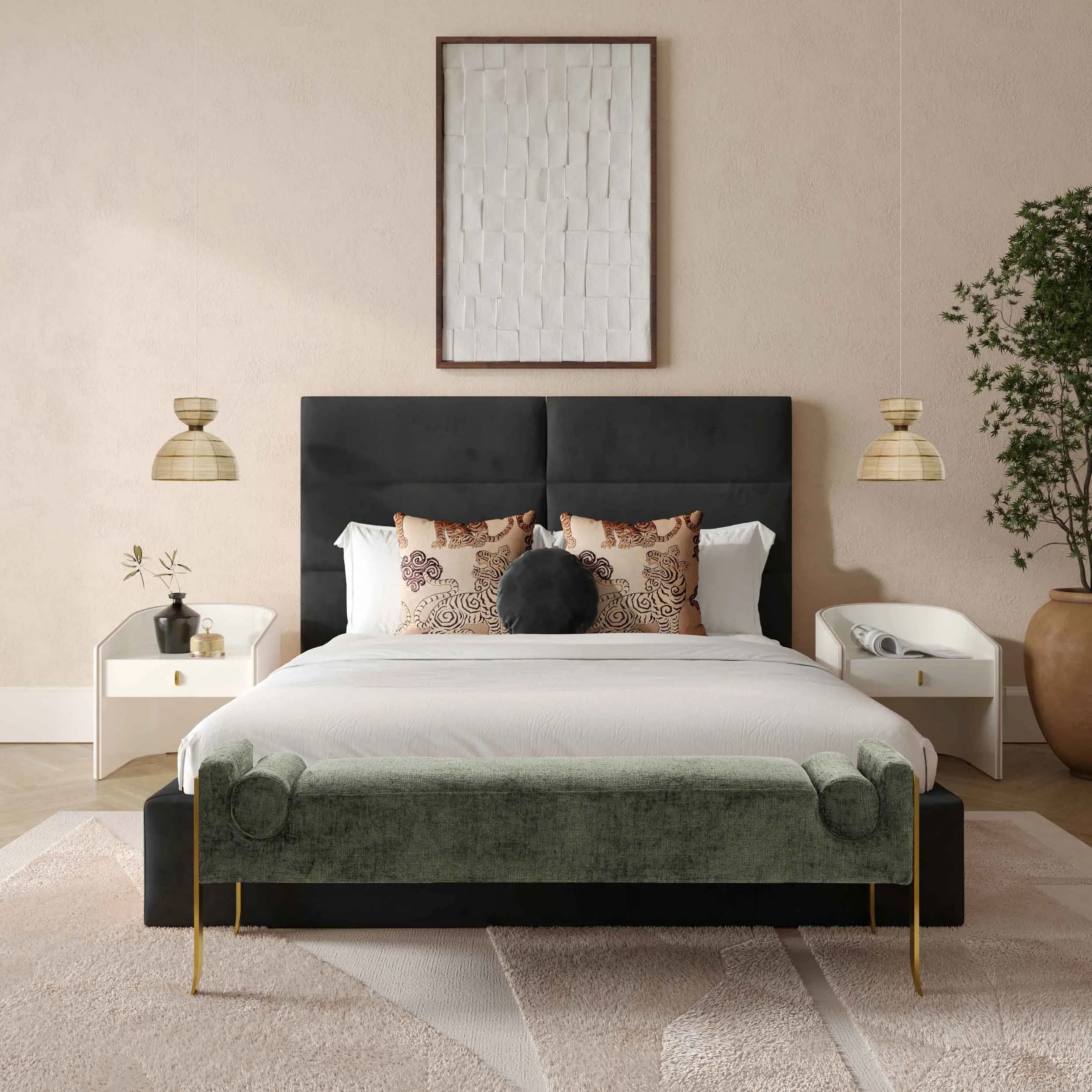 Eliana Bed, Black