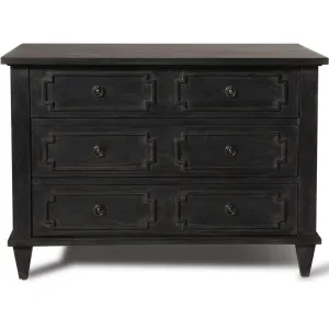 Giselle Black French Country Chest