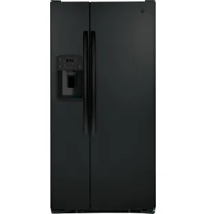 GSE23GGPBB GE® ENERGY STAR® 23.0 Cu. Ft. Side-By-Side Refrigerator