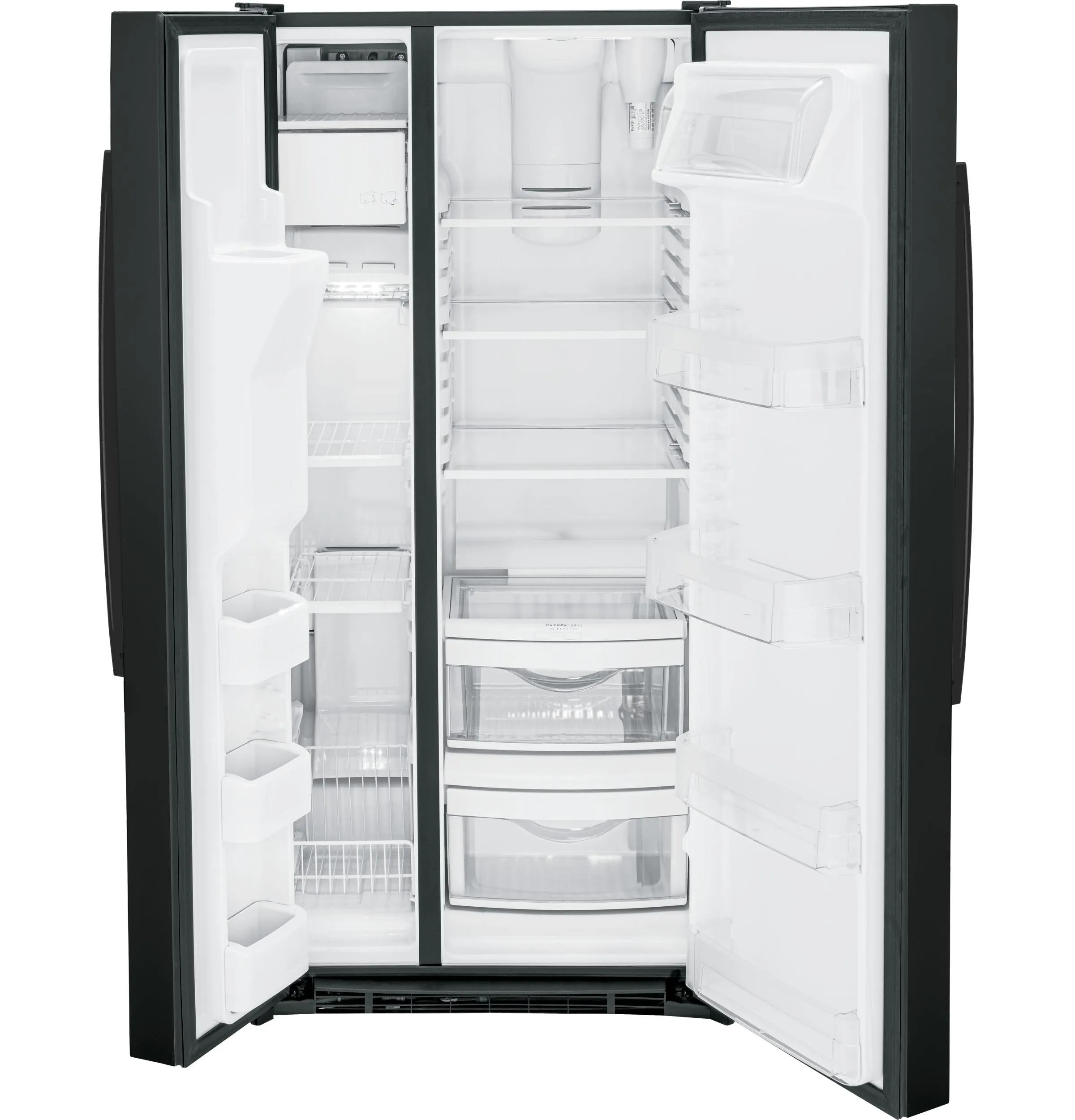 GSE23GGPBB GE® ENERGY STAR® 23.0 Cu. Ft. Side-By-Side Refrigerator