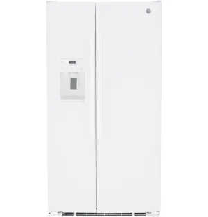 GSS25GGPWW GE® 25.3 Cu. Ft. Side-By-Side Refrigerator