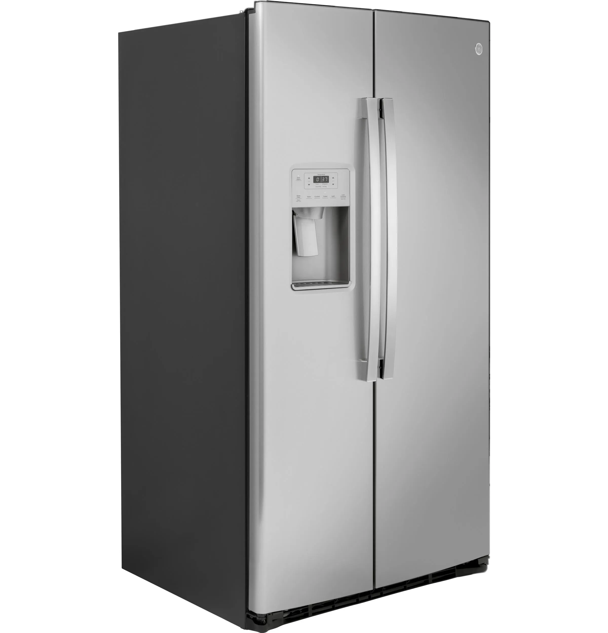 GSS25IYNFS GE® 25.1 Cu. Ft. Fingerprint Resistant Side-By-Side Refrigerator