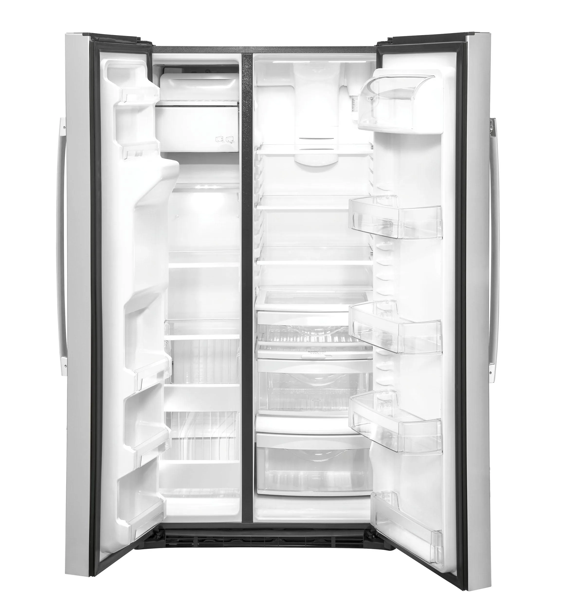 GSS25IYNFS GE® 25.1 Cu. Ft. Fingerprint Resistant Side-By-Side Refrigerator