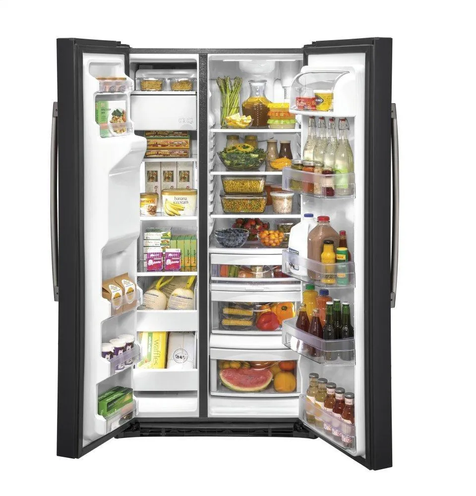 GZS22IENDS GE® 21.8 Cu. Ft. Counter-Depth Side-By-Side Refrigerator