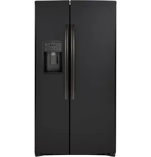 GZS22IENDS GE® 21.8 Cu. Ft. Counter-Depth Side-By-Side Refrigerator