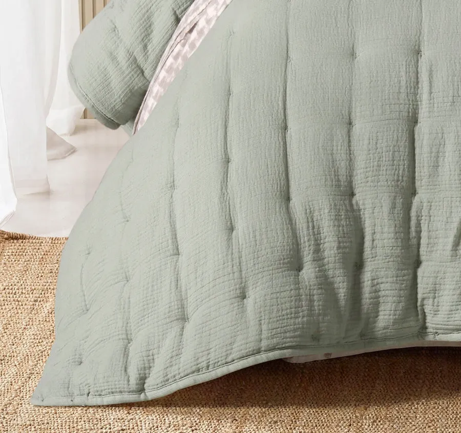 Hugo Comforter Set Range Sage