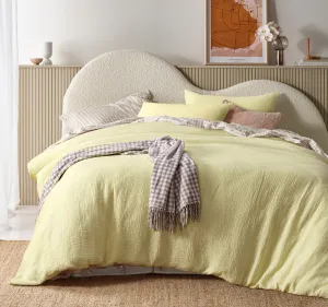 Hugo Quilt Cover Set Range Butter