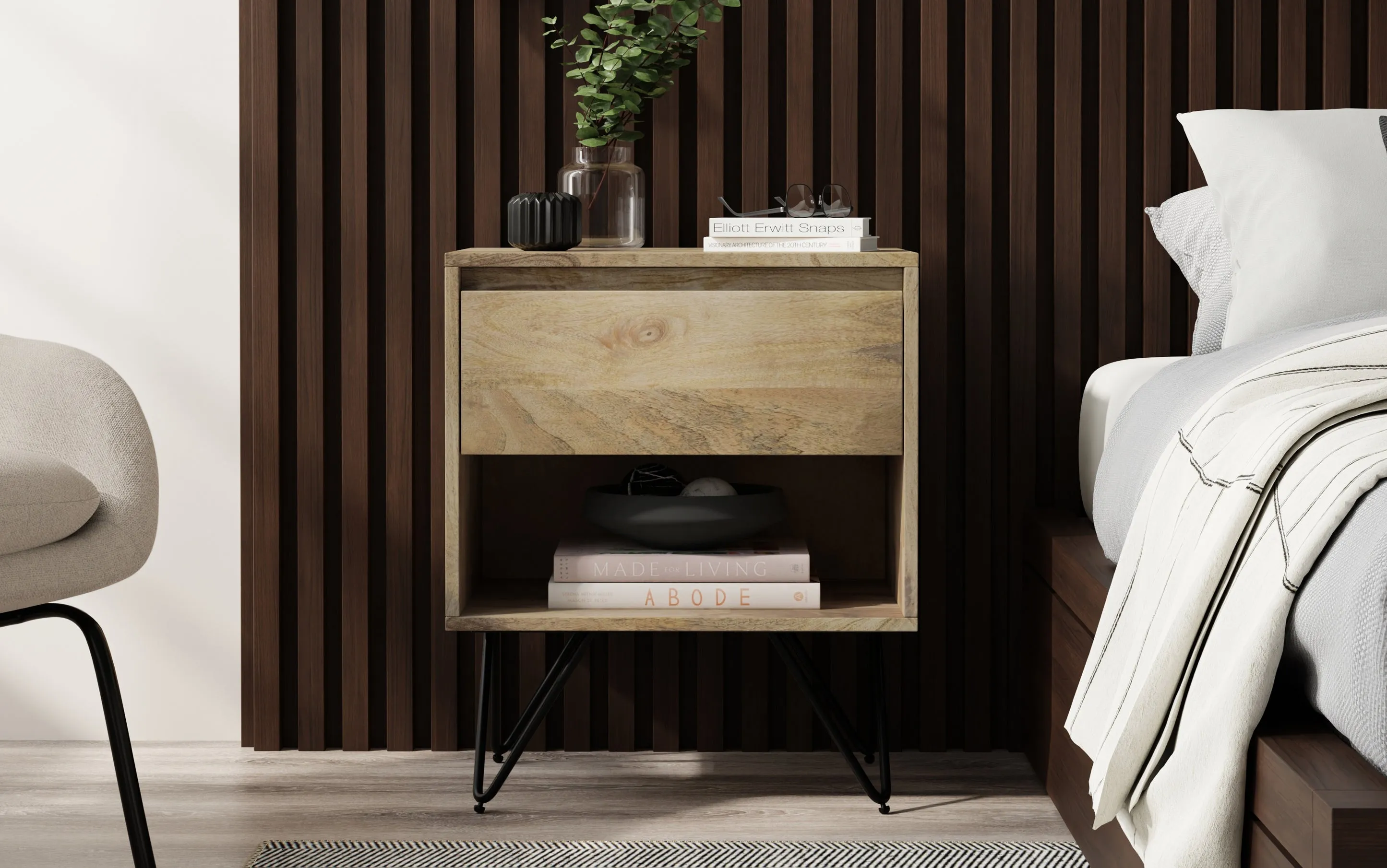 Hunter Nightstand in Mango