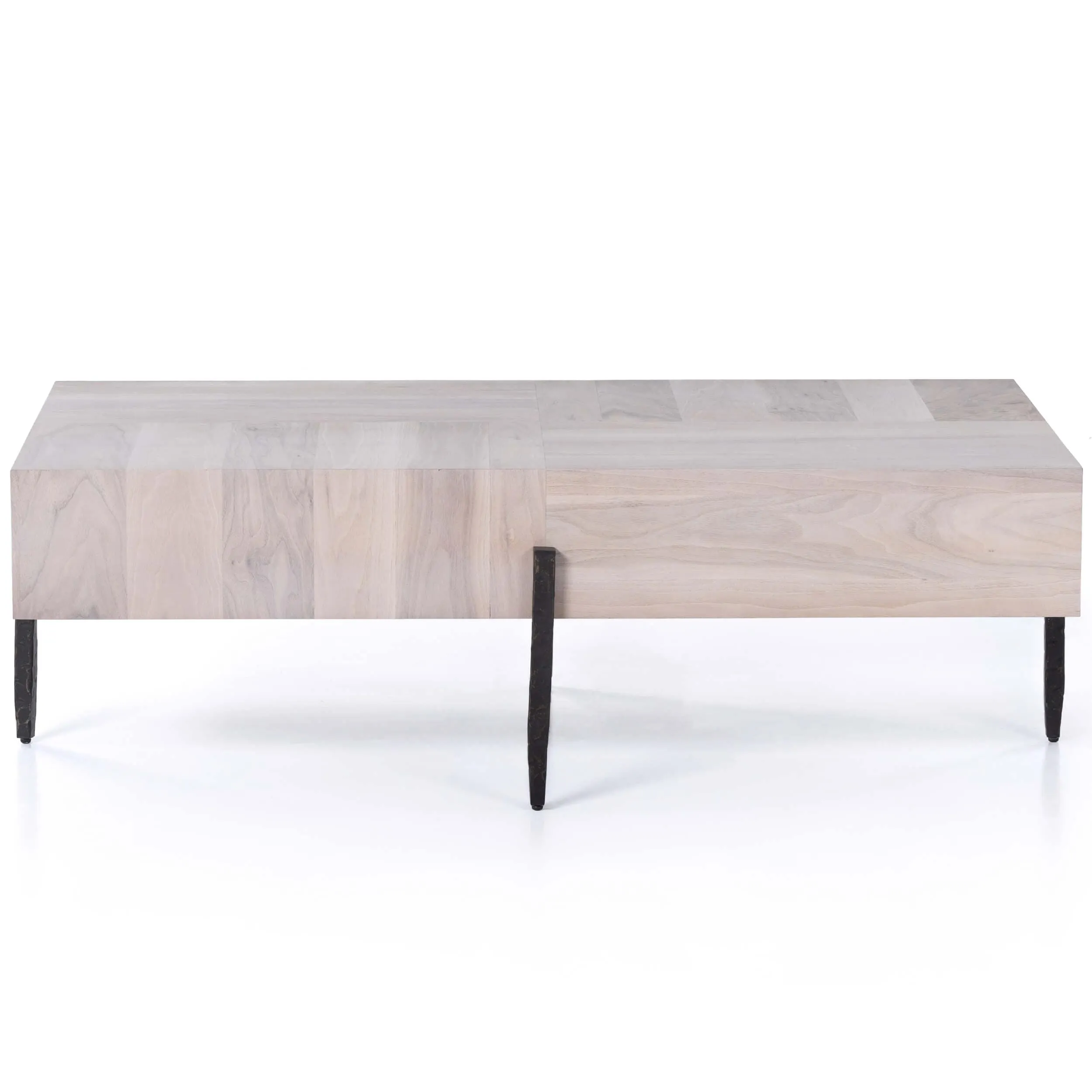 Indra Rectangular Coffee Table, Ashen Walnut