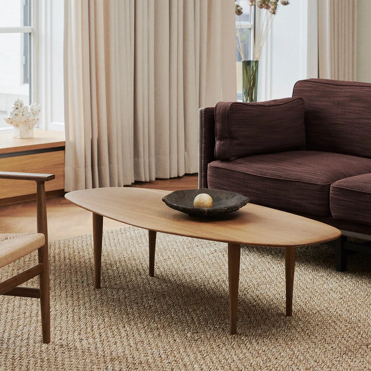 Jari Low Ellipse Coffee Table