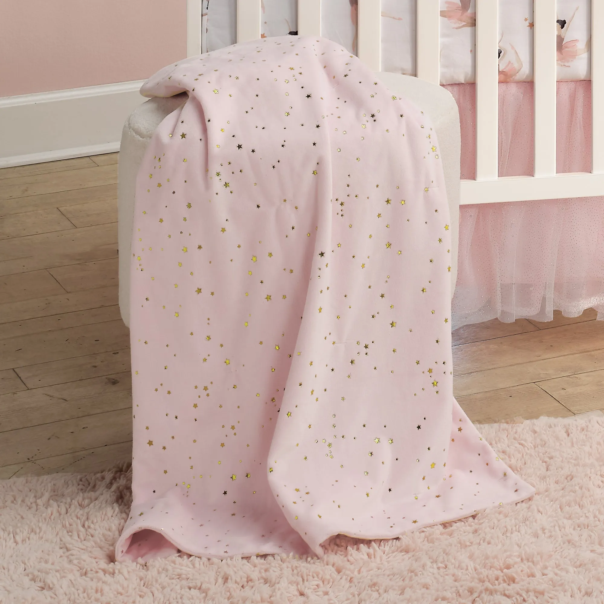 Lambs & Ivy Ballerina Baby 3-Piece Crib Bedding Set