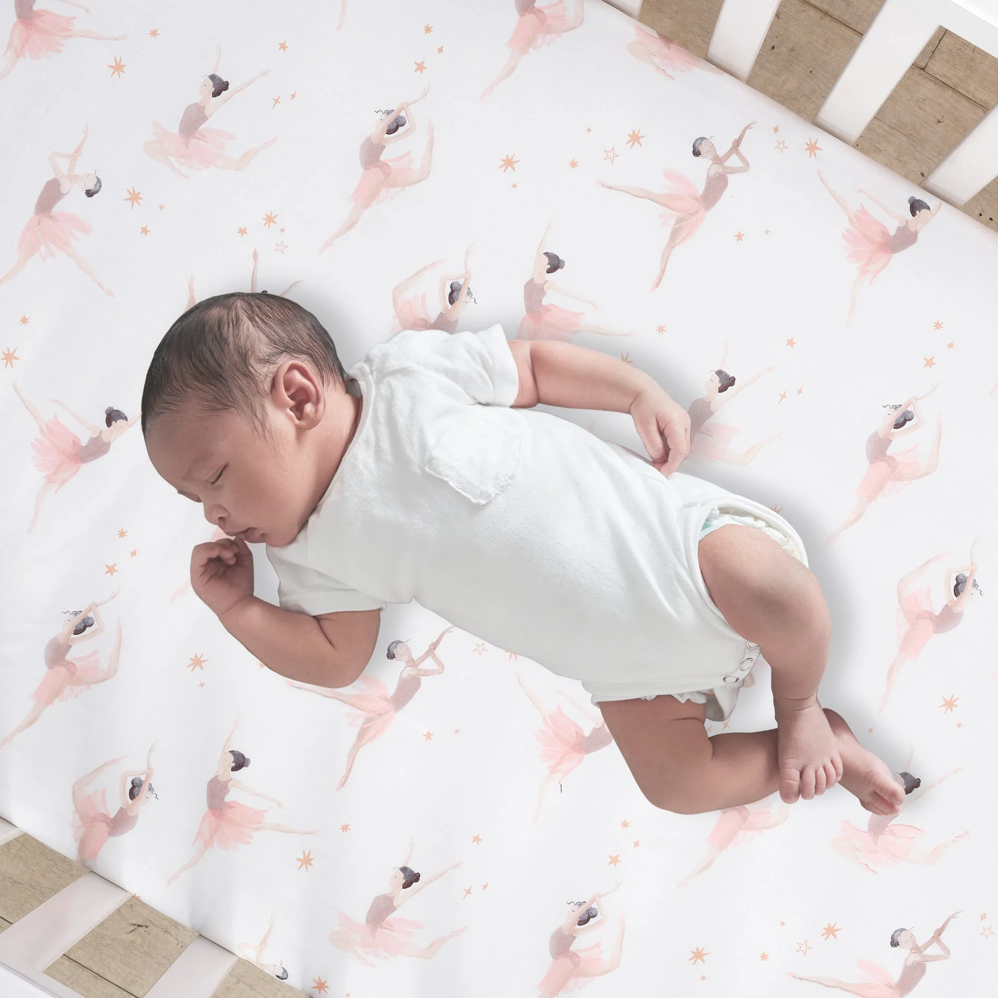 Lambs & Ivy Ballerina Baby 3-Piece Crib Bedding Set