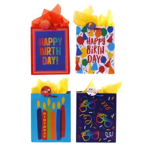 Large Birthday Surprise Me Printed Bag, 4 Designs