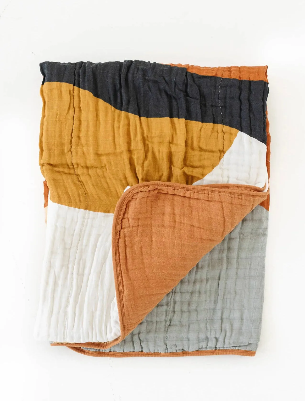 Large Sunset Throw Blanket / Quilt