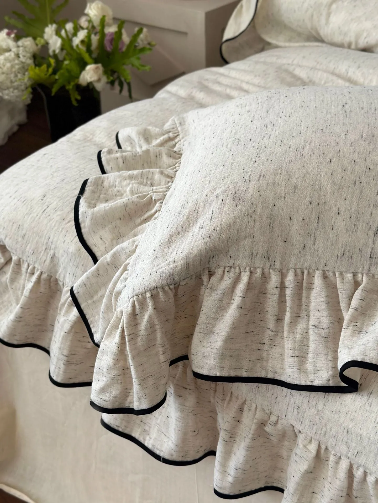 Élise French Ruffled Double Gauze Bedding Bundle