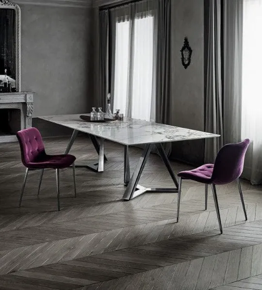 Millennium XXL Arabescatto dining table