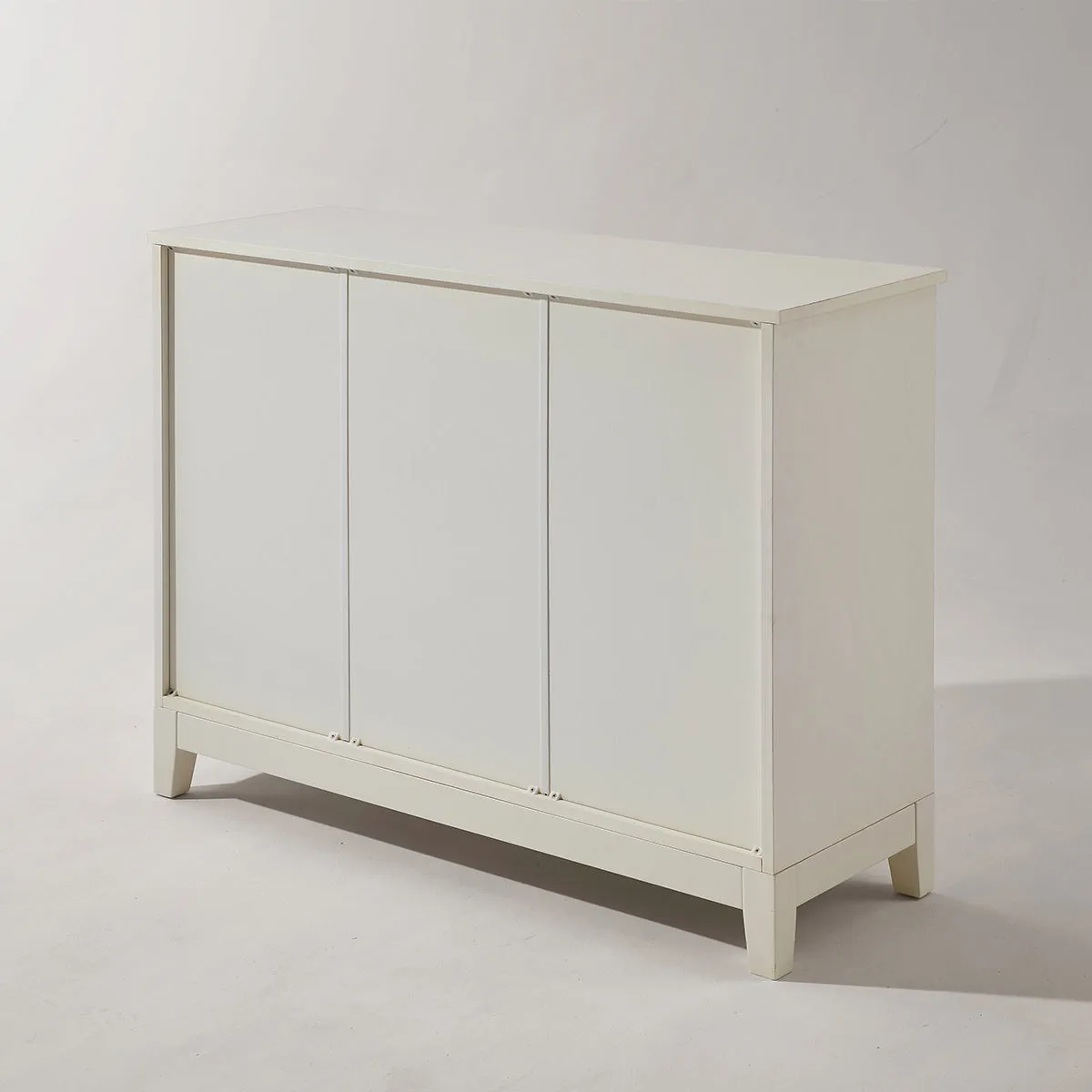 Minimalist Cream 7 Drawer Storage Cabinet