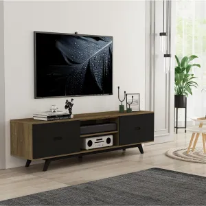 NOVA 1800 Entertainment Unit Dark Oak by Tauris