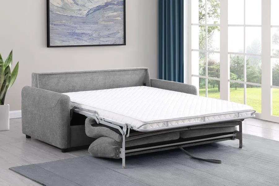 Rylie Upholstered Sofa Sleeper with Queen Mattress Grey 360029 coming soon