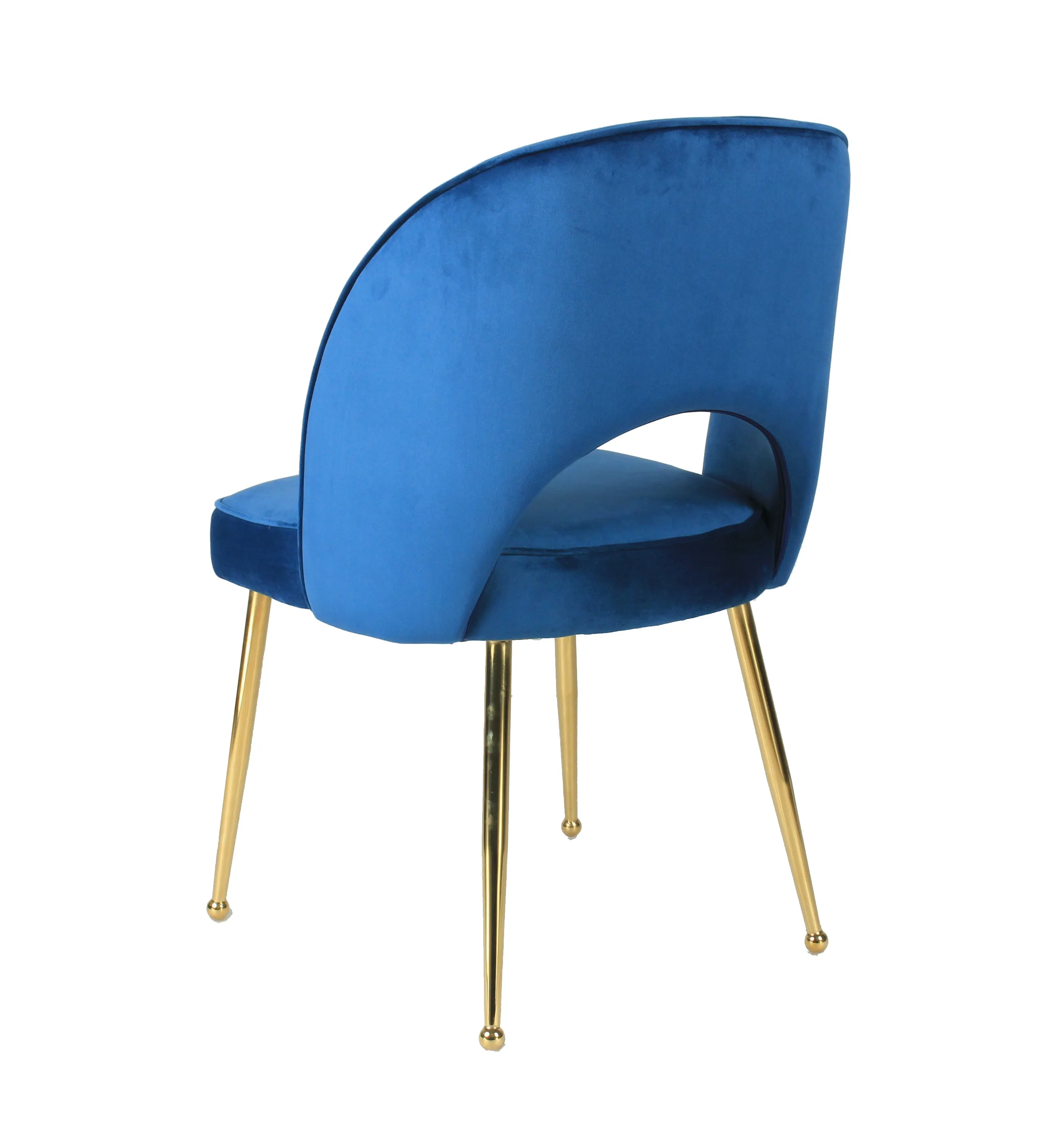 Set of 2 Royal Blue Accent Chairs