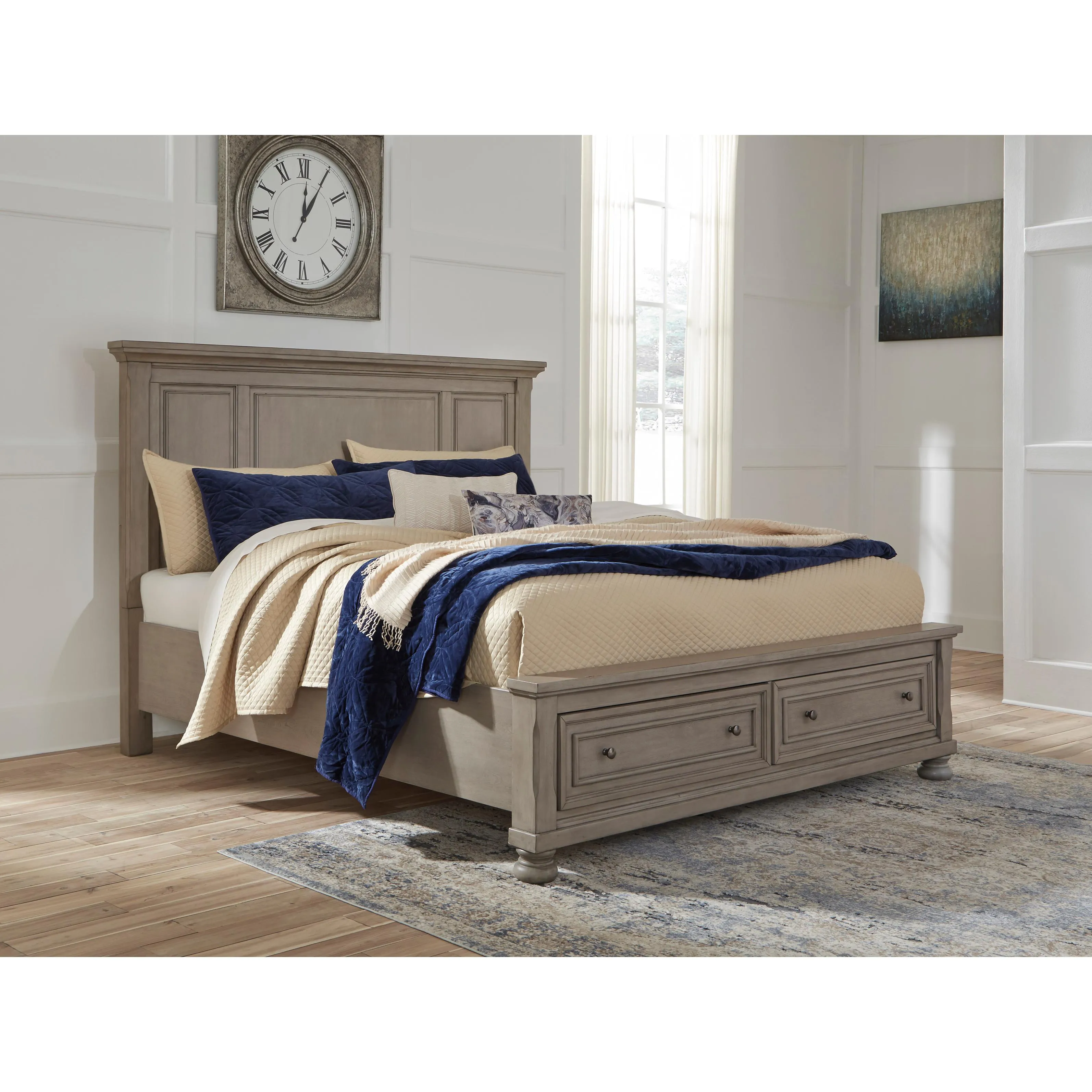 Signature Design by Ashley Lettner King Panel Bed with Storage B733-58/B733-76/B733-99