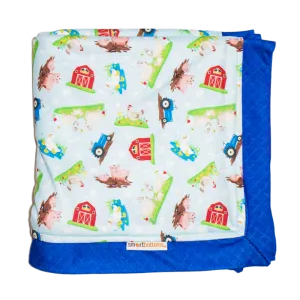 Smart Bottoms Cuddle Blanket ~ Barnyard Babies