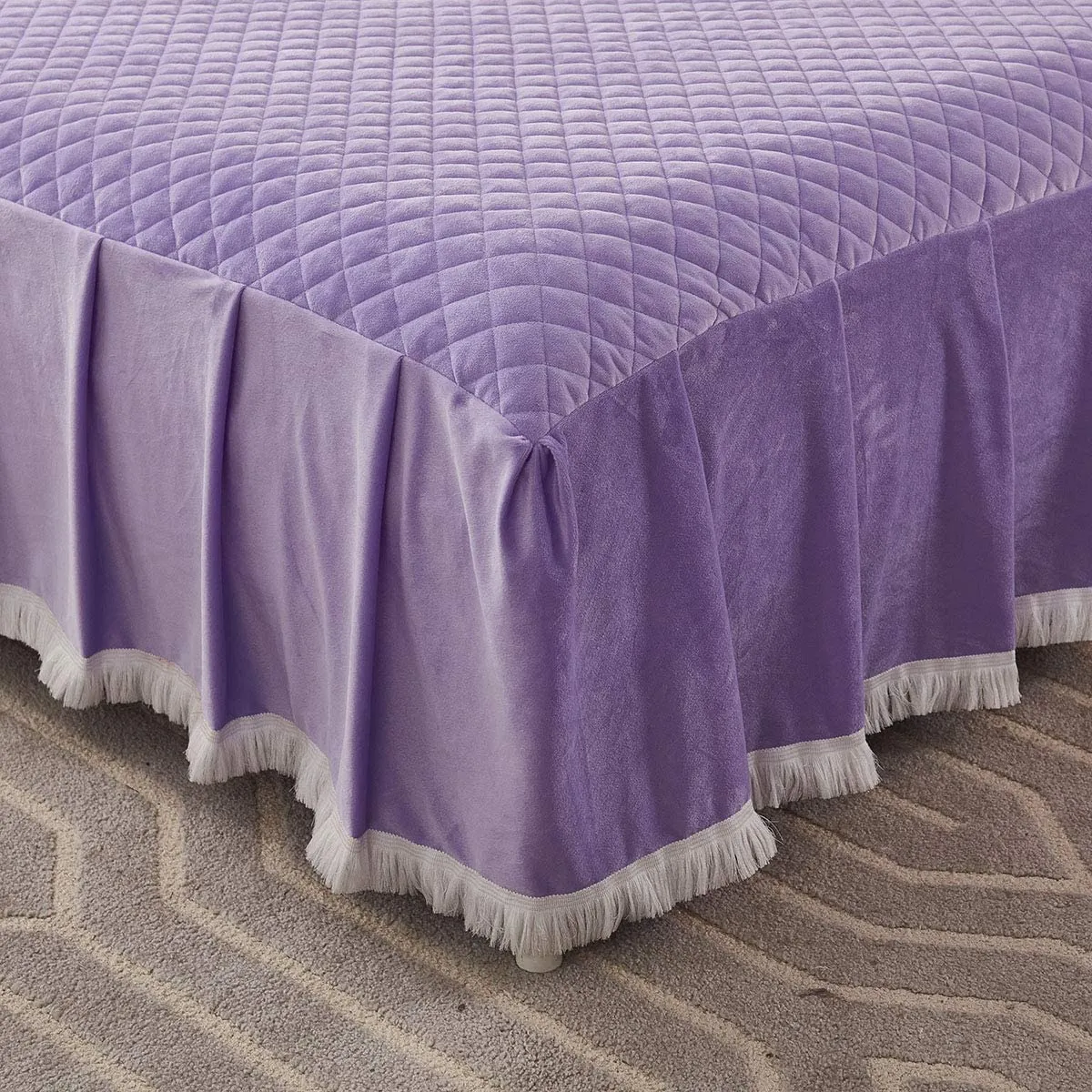 Softy Lilac Bed Skirt