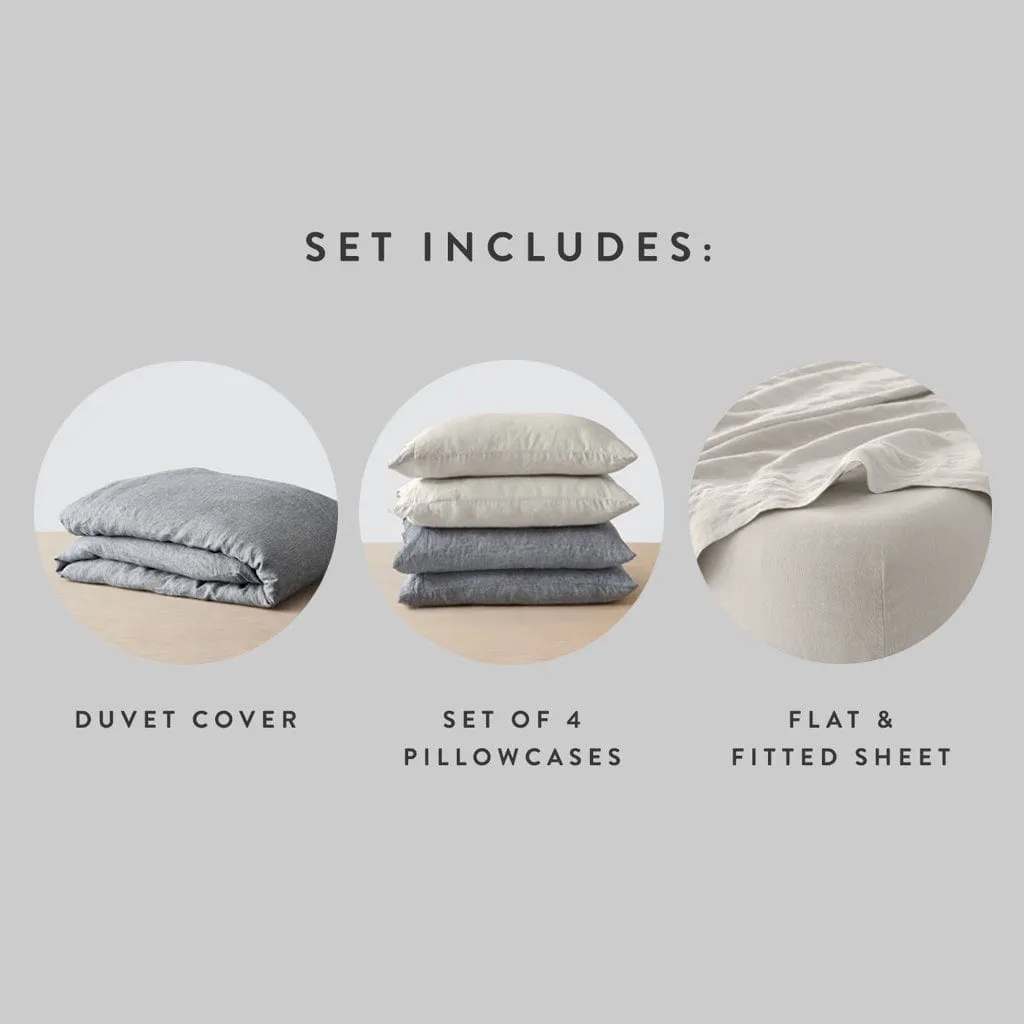 Stonewashed Linen Curated Bed Bundle