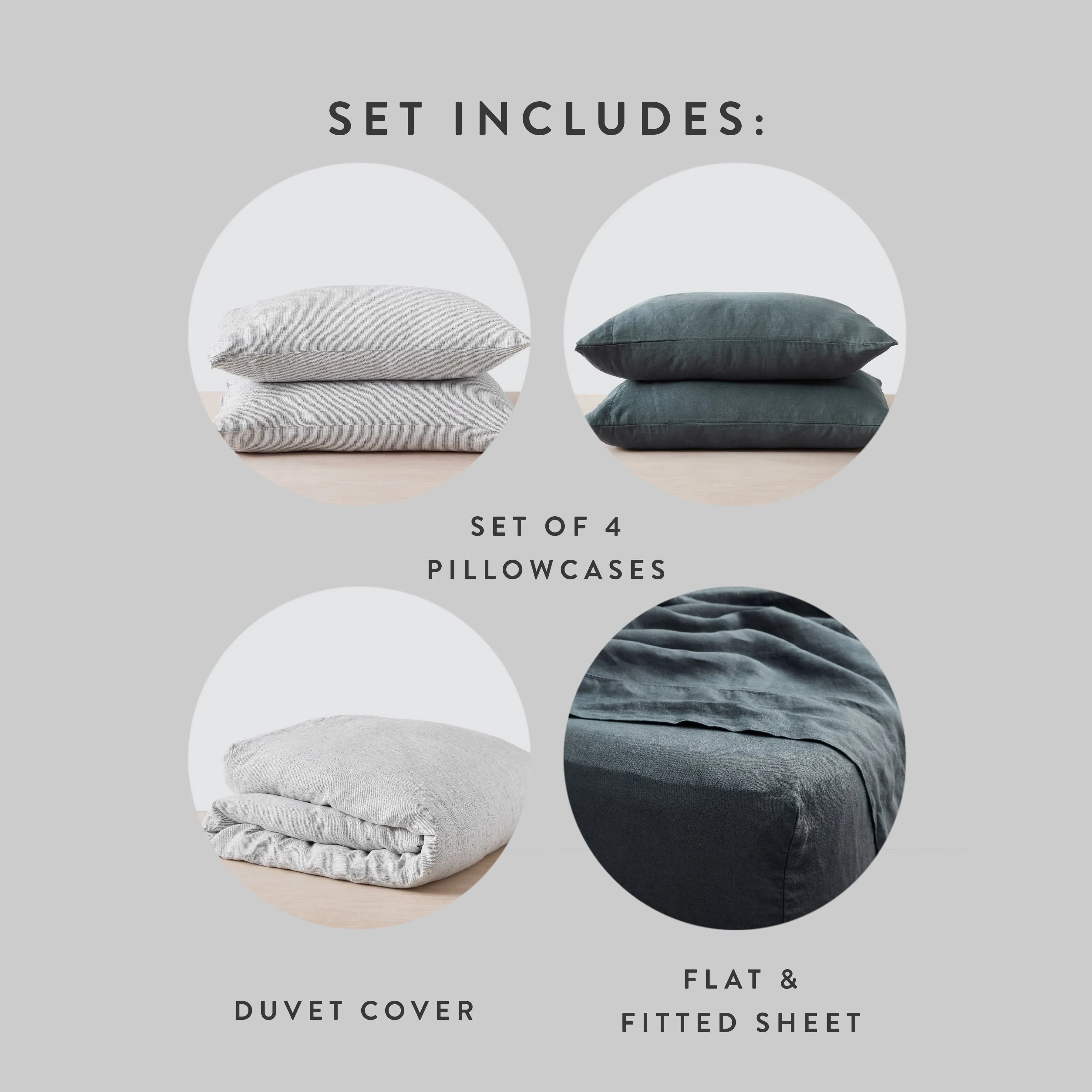 Stonewashed Linen Curated Bed Bundle