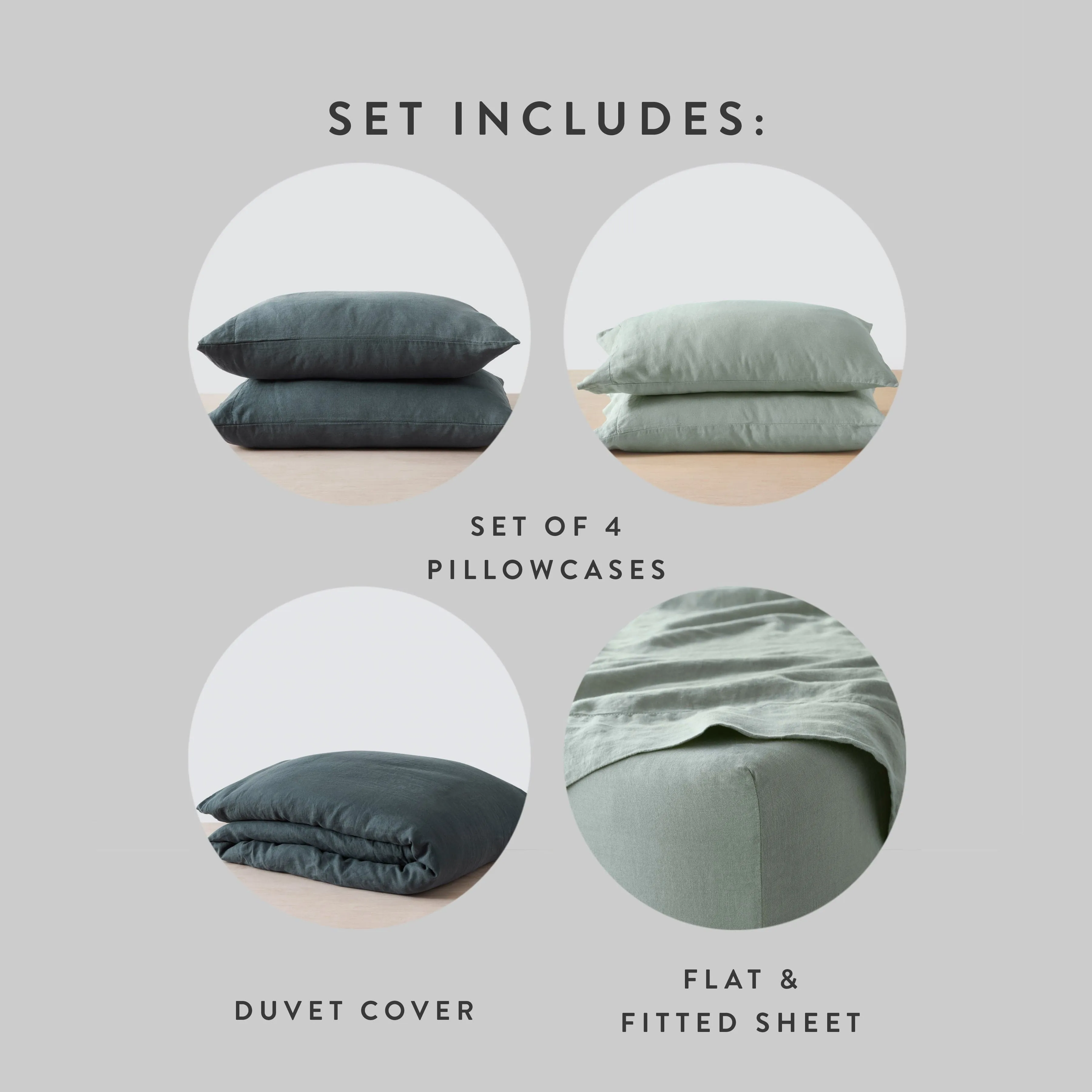 Stonewashed Linen Curated Bed Bundle