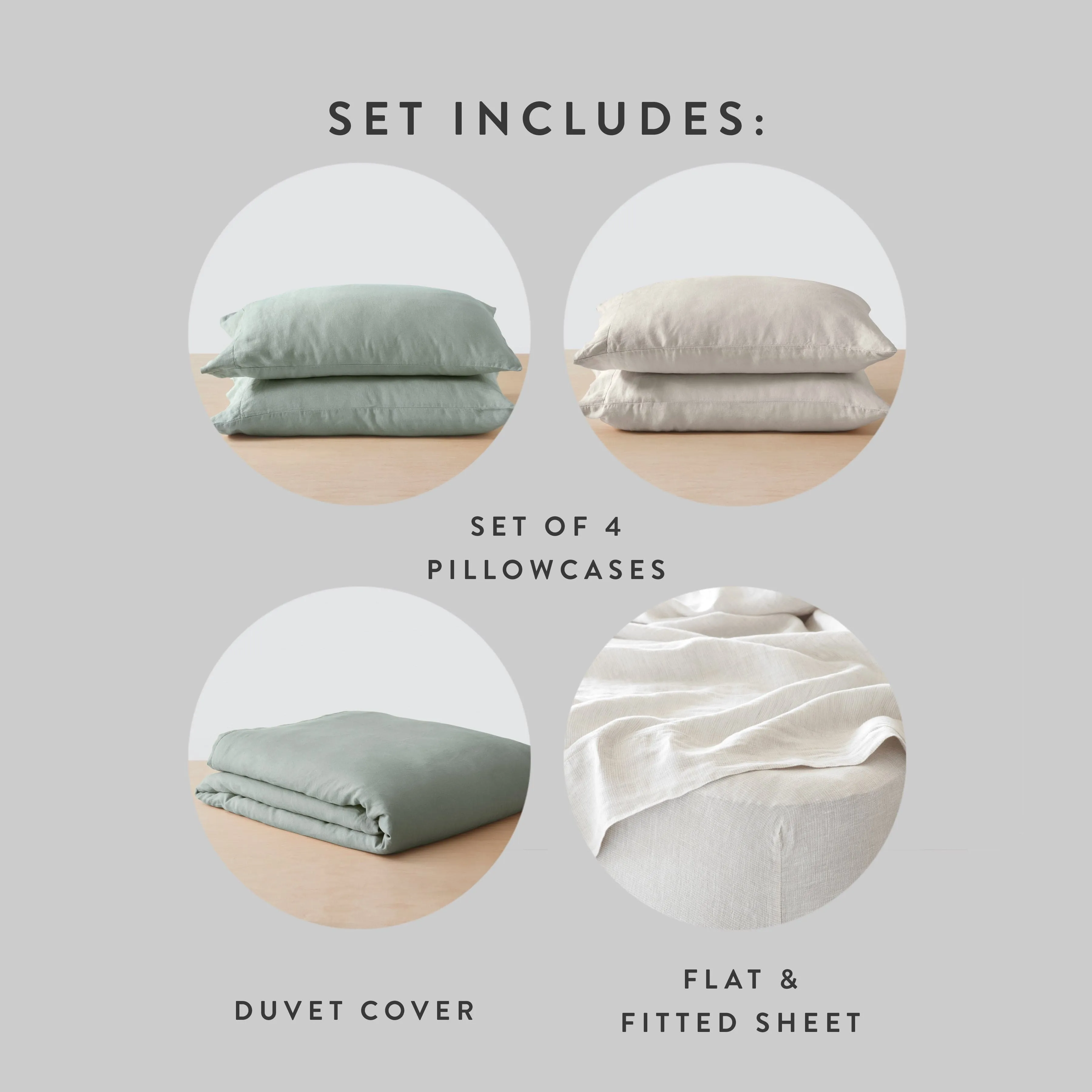 Stonewashed Linen Curated Bed Bundle