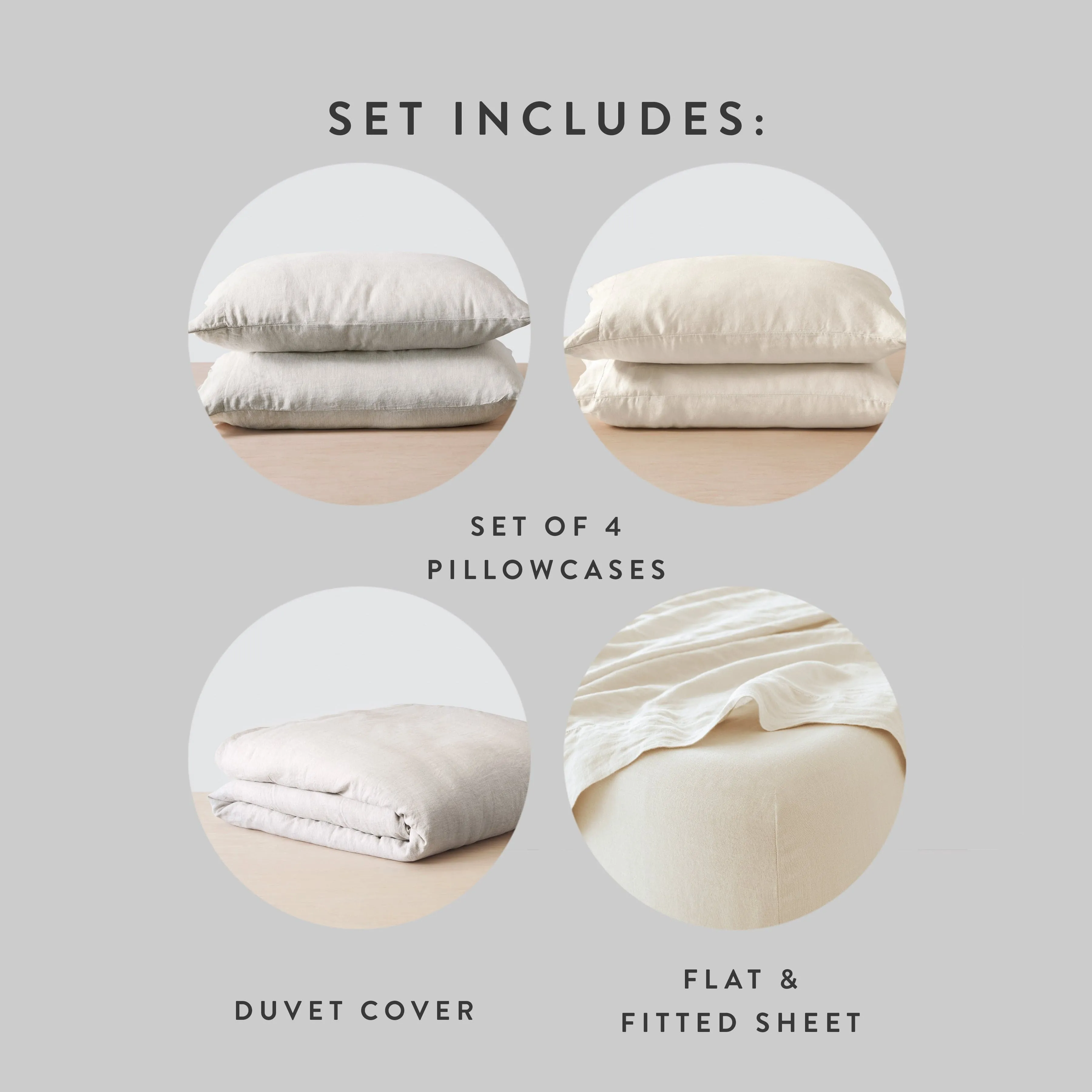 Stonewashed Linen Curated Bed Bundle