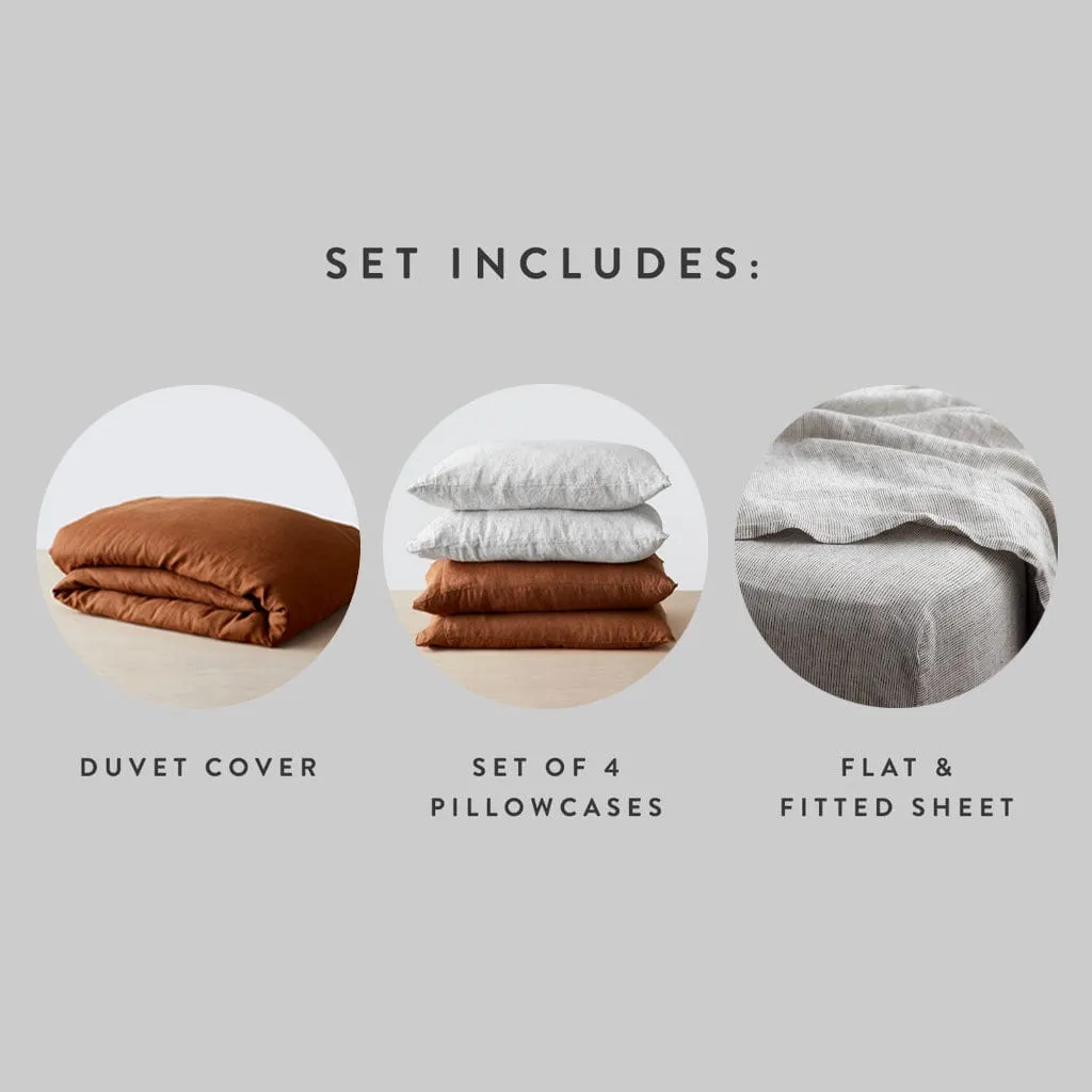 Stonewashed Linen Curated Bed Bundle