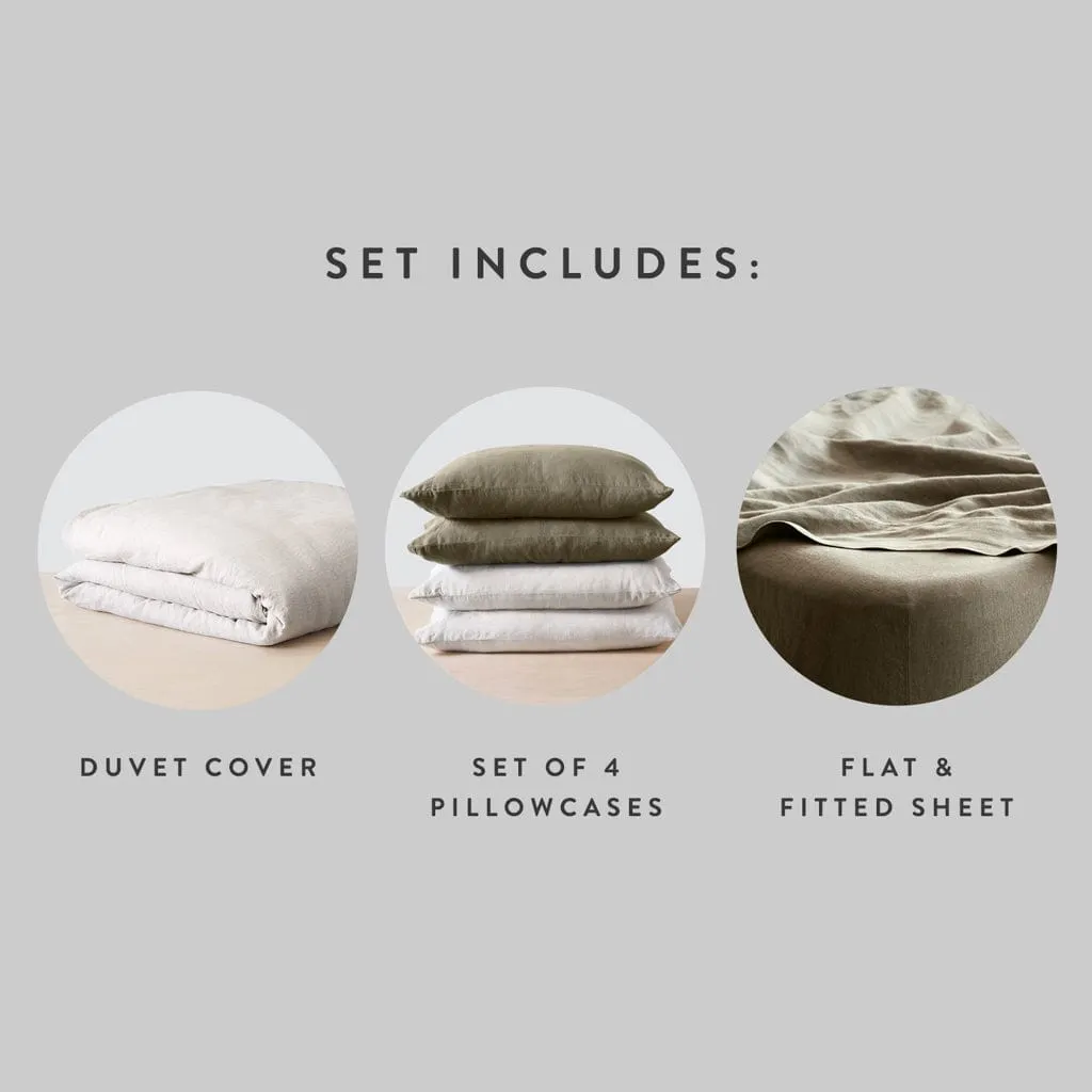 Stonewashed Linen Curated Bed Bundle