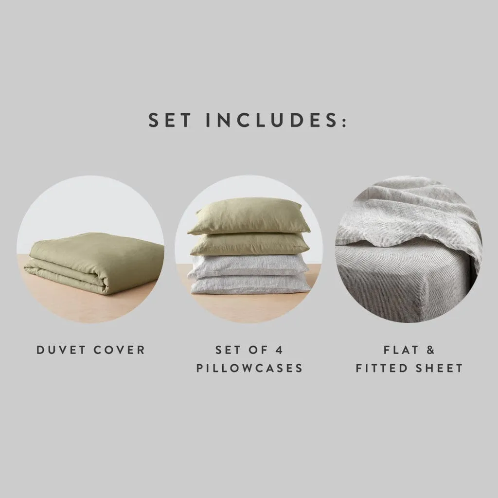 Stonewashed Linen Curated Bed Bundle