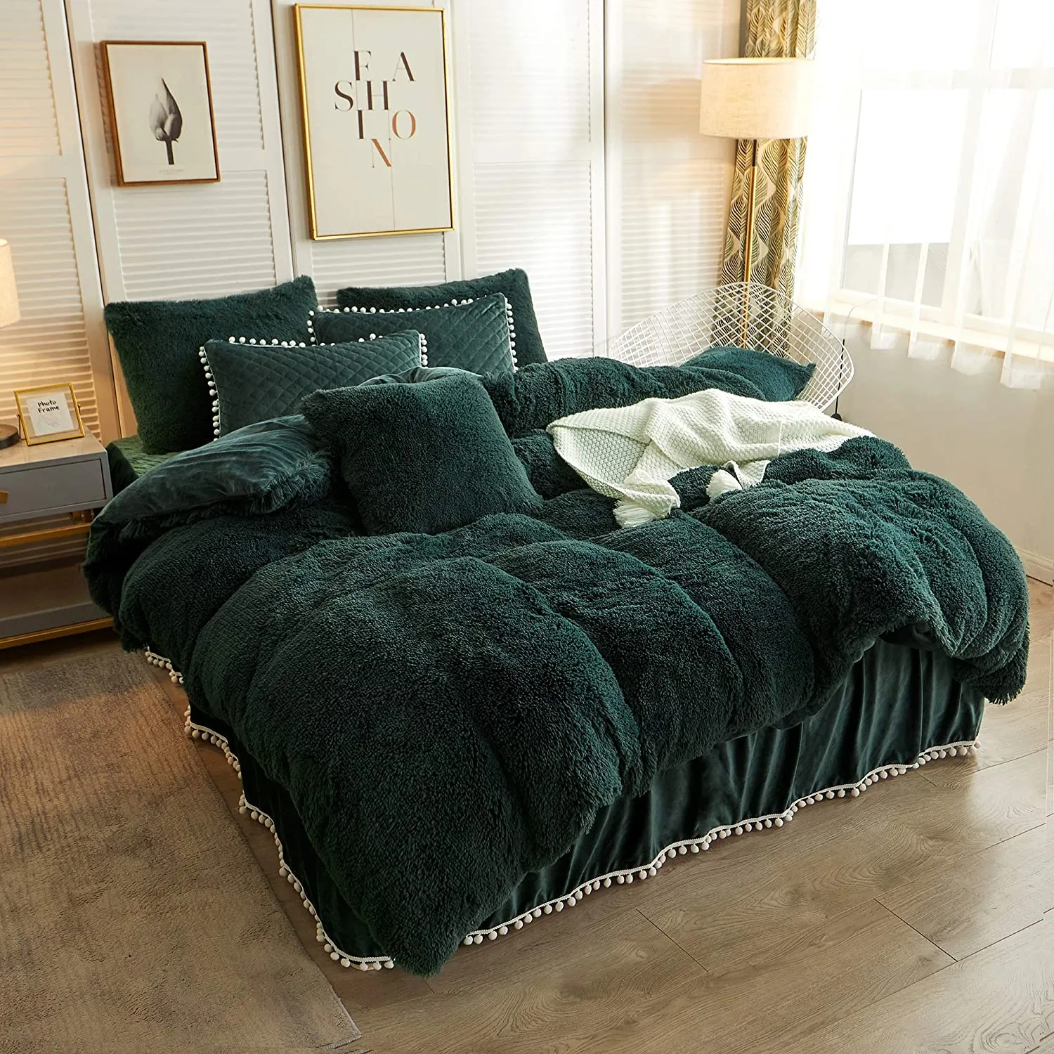 The Softy Dark Green Bed Set