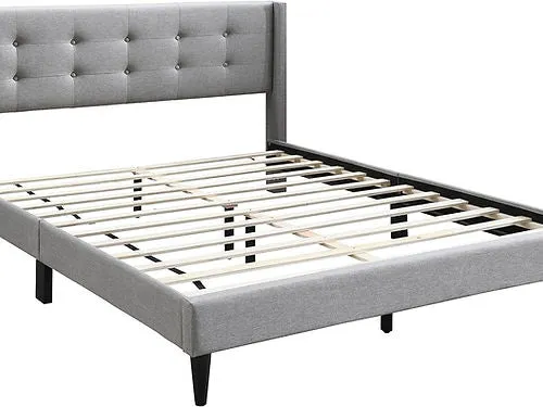 TransitLux Wingback Platform Bed